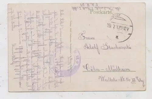 F 57850 DAGSBURG / DABO, Gesamtansicht 1917, deutsche Feldpost F.A.R. 59