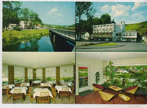 5250 ENGELSKIRCHEN - LOOPE, Hotel Restaurant Lenz, Doppelklappkarte 1967