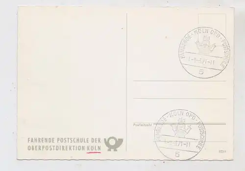 5000 KÖLN, Fahrende Postschule der Oberpostdirektion Köln, 1971