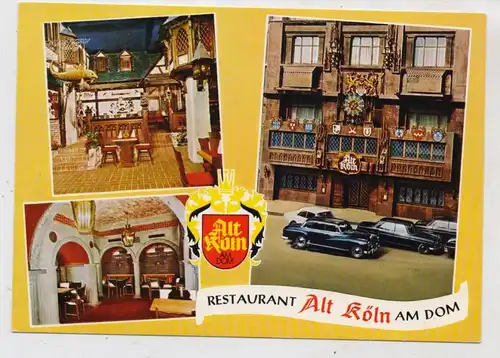 5000 KÖLN, Gasthaus ALT KÖLN, Adenauer Mercedes