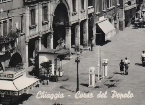 I 30015 CHIOGGIA, Casa del Popolo, Stazione del servizio / Tankstelle, 1959