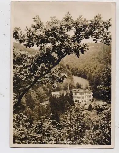 6748 BAD BERGZABERN, Hotel Westenhöfer, 1937