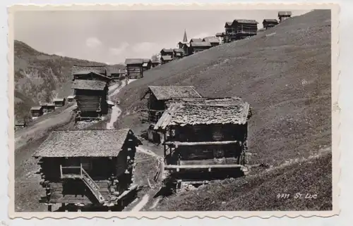 CH 3961 ST. LUC VS, Dorfansicht, 1959