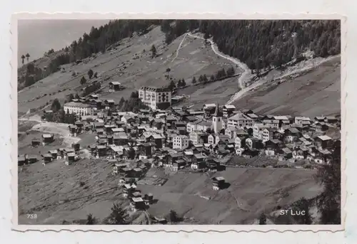 CH 3961 ST. LUC VS, Blick auf den Ort, 1959