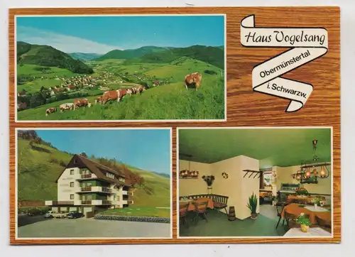 7816 MÜNSTERTAL - OBERMÜNSTERTAL, Haus Vogelsang, Doppel Klappkarte