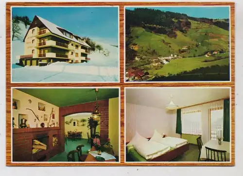 7816 MÜNSTERTAL - OBERMÜNSTERTAL, Haus Vogelsang, Doppel Klappkarte