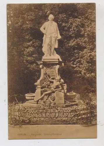 1000 BERLIN - TIERGARTEN, Lessing - Denkmal, 1922