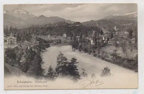 CH 7015 TAMINS - REICHENAU GR an der Albulabahn, 1905