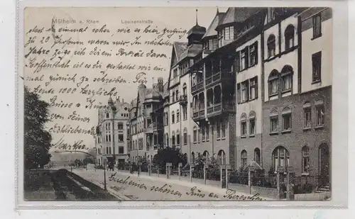 5000 KÖLN - MÜLHEIM, Louisenstrasse, 1907