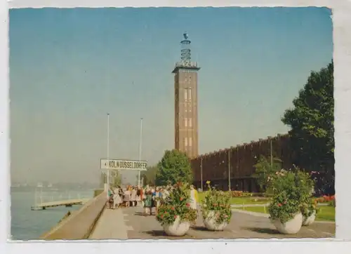5000 KÖLN - DEUTZ, Messeufer, Anleger der Köln - Düsseldorfer, 4711 - Werbung, 1961