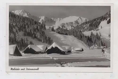 A 6991 HIRSCHEGG / Kleinwalsertal, Melköde mit Steinmandl