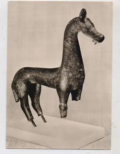 5500 TRIER, Rheinisches Landesmuseum, Bronzepferd aus einem Fürstengrab bei Freisen