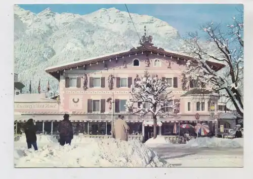 8100 GARMISCH - PARTENKIRCHEN, Clausing's Post Hotel, Winterszene