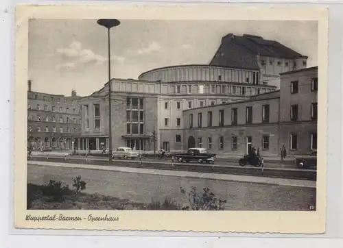 5600 WUPPERTAL - BARMEN, Opernhaus, FORD, OPEL, 1960