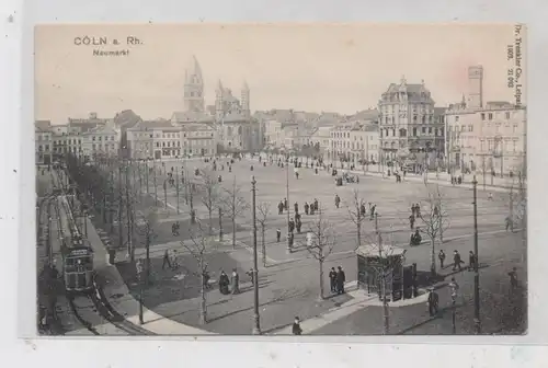 5000 KÖLN, Neumarkt 1903, Pissoir, Verlag Trenkler