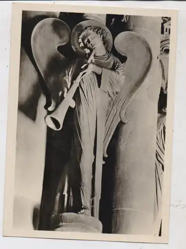 F 67000 STRASBOURG / STRASSBURG, Münster, Posaunenengel, DANZIG - Frankatur, DKV, Deutscher Kunst Verlag