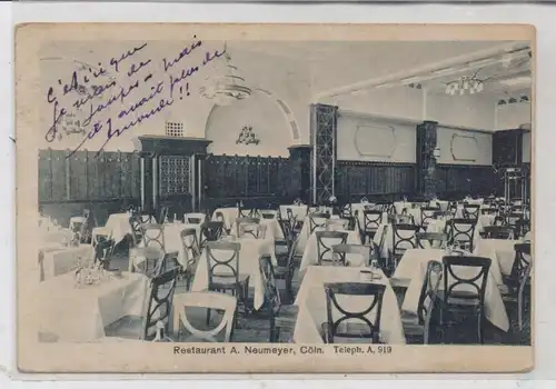 5000 KÖLN, Restaurant Neumeyer, 1921