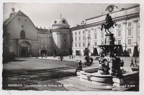 A 6000 INNSBRUCK, Leopoldsbrunnen / Hofburg / Hofkirche