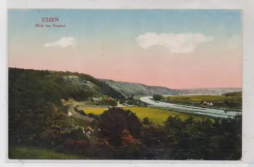 4300 ESSEN - KETTWIG, Blick ins Ruhrtal