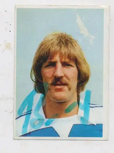 FUSSBALL - MSV DUISBURG - HERBERT BÜSSERS, Autogramm, Sammelbild 1977 / 78
