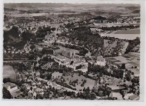 7170 SCHWÄBISCH HALL, Luftaufnahme 1957