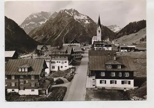 A 6991 MITTELBERG, Strassenpartie, Dorfkirche, 1962