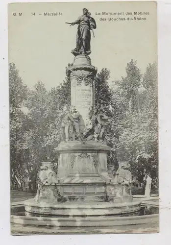 F 13001 MARSEILLE, Monument des Mobiles des Bouches - du - Rhone