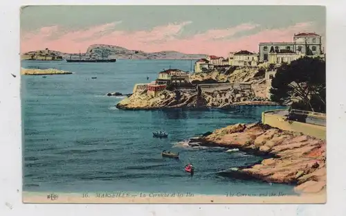 F 13000 MARSEILLE, La Corniche et les Iles
