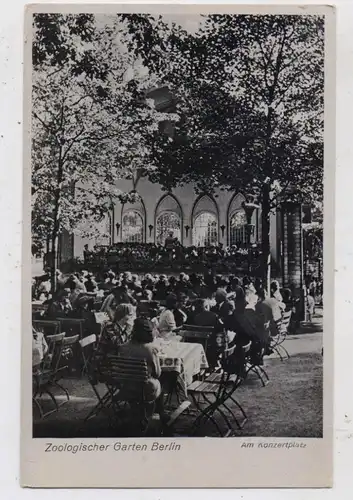 1000 BERLIN - TIERGARTEN, ZOO, Am Konzertplatz, Militärorchester