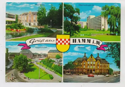 4700 HAMM, Mehrbild - AK 1973