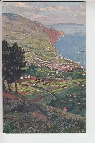 P 9000 MADEIRA, Paolo Kutscha, Artist Madeira Series II, Vista de Funchal do Pico de Barcellos