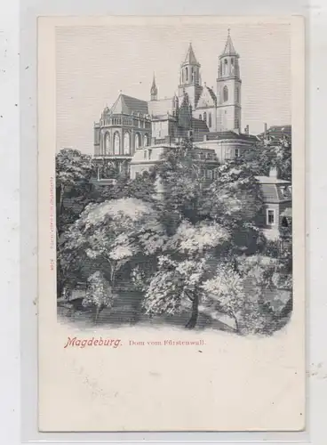 0-3000 MAGDEBURG, Dom vom Fürstenwall, ca. 1905, Verlag Glaser - Leipzig