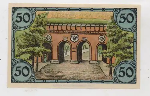 NIEDER - SCHLESIEN - GLOGAU / GLOGOW, Notgeld 50 Pfennige 1/2 Mark, 1920, sehr gute Erhaltung