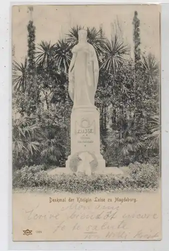 0-3000 MAGDEBURG, Denkmal der Königin Louise, 1901
