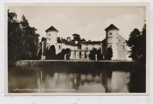 0-1955 RHEINSBERG, Schloß und Grienerick - See, 1934