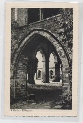 0-1301 CHORIN, Blick von Ost nach West durch die Kirche, Verlag Marre - Berlin
