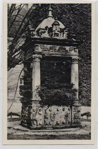 0-1825 WIESENBURG, Schloß Wiesenburg, Brunnen, Verlag Mildner - Belzig