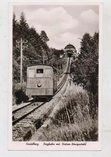 EISENBAHN  / Railway - Heidelberg, Bergbahn, Station Königsstuhl