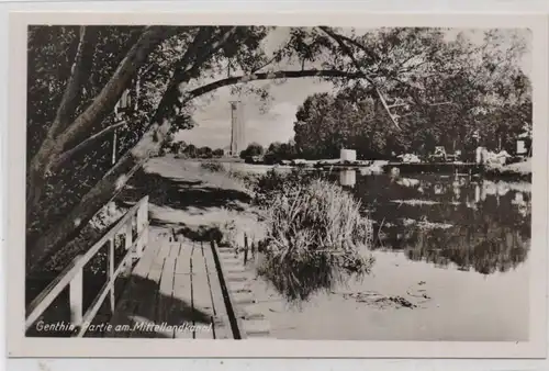 0-3280 GENTHIN, Partie am Mittellandkanal, Verlag Rißler - Leipzig