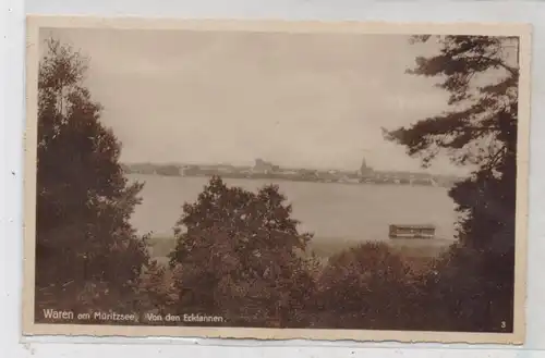 0-2060 WAREN / Müritz, Ecktannen, Blick über den See, 1931