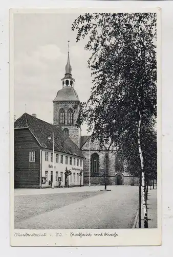 4840 WIEDENBRÜCK, Rathaus & St. Aegidius, 1939
