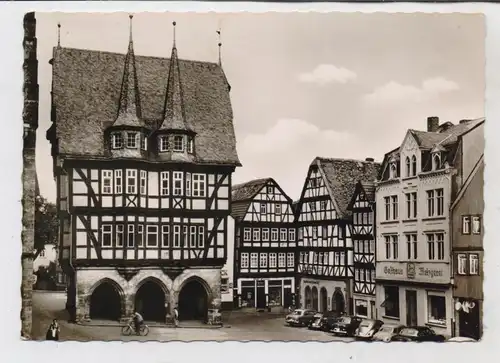 6320 ALSFELD, Marktplatz, 1964, Oldtimer