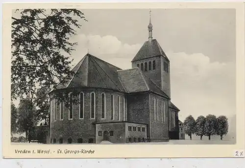 4426 VREDEN, St. Georgs - Kirche, 50er Jahre