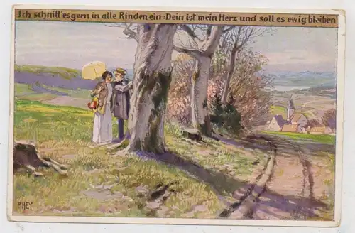 KÜNSTLER - ARTIST - PAUL HEY, "Ich schnitz es gern ....."