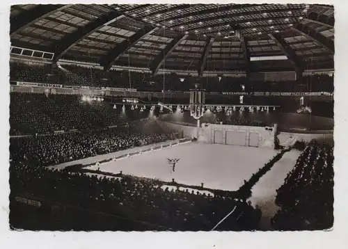 4600 DORTMUND, Westfalenhalle, Eisrevue mit Baran - Falk, 1956