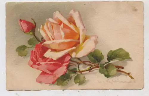 KÜNSTLER - ARTIST - CATHARINA KLEIN, Rosen, Meissner & Buch Serie 2287