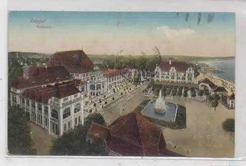 DANZIG - ZOPPOT, Kurhaus, 1920, Brfm. fehlt