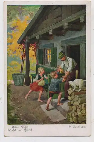 MÄRCHEN - HÄNSEL & GRETEL, Brüder Grimm, Künstler O.Kubel # 6