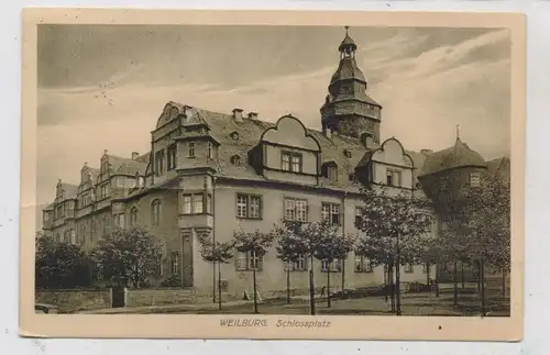 6290 WEILBURG,Schlossplatz, 1915, kl. Druckstelle