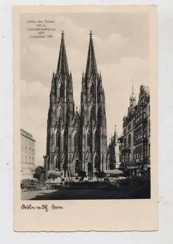 5000 KÖLN,  Cafe Reichard, Kölner Dom